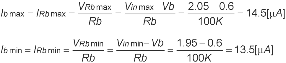 ток базы биполярного транзистора формула